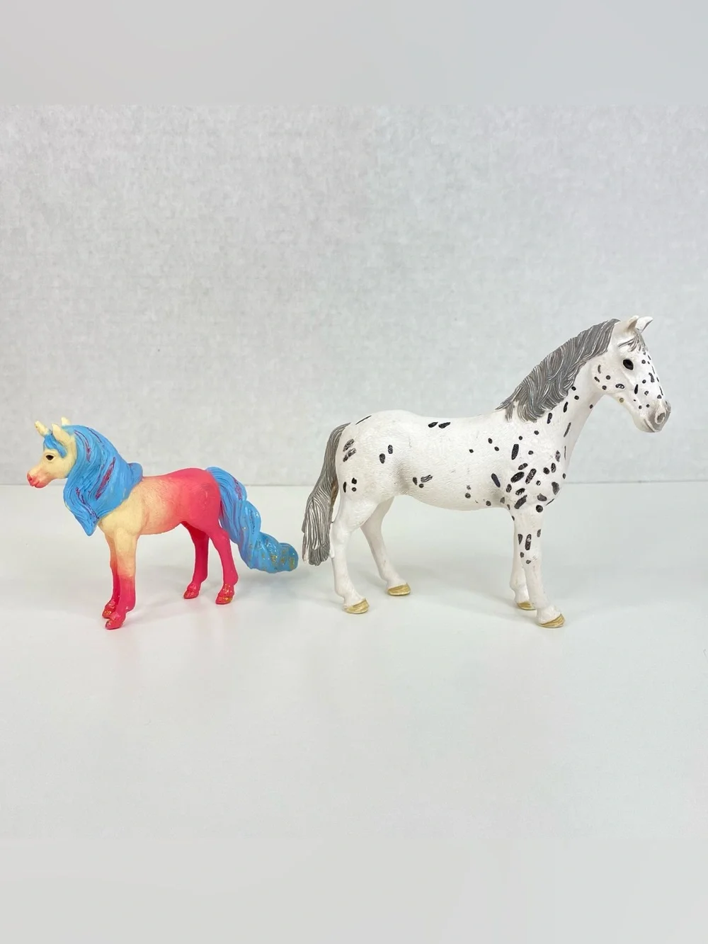 Schleich & Breyer Horse Lot Rearing Mustang Haflinger Lippizaner Unicorn Reeves